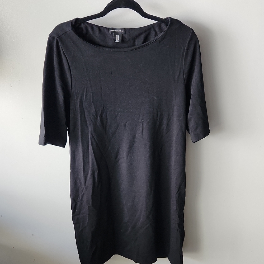 Adrienne Vittadini Classic Black Mini Dress